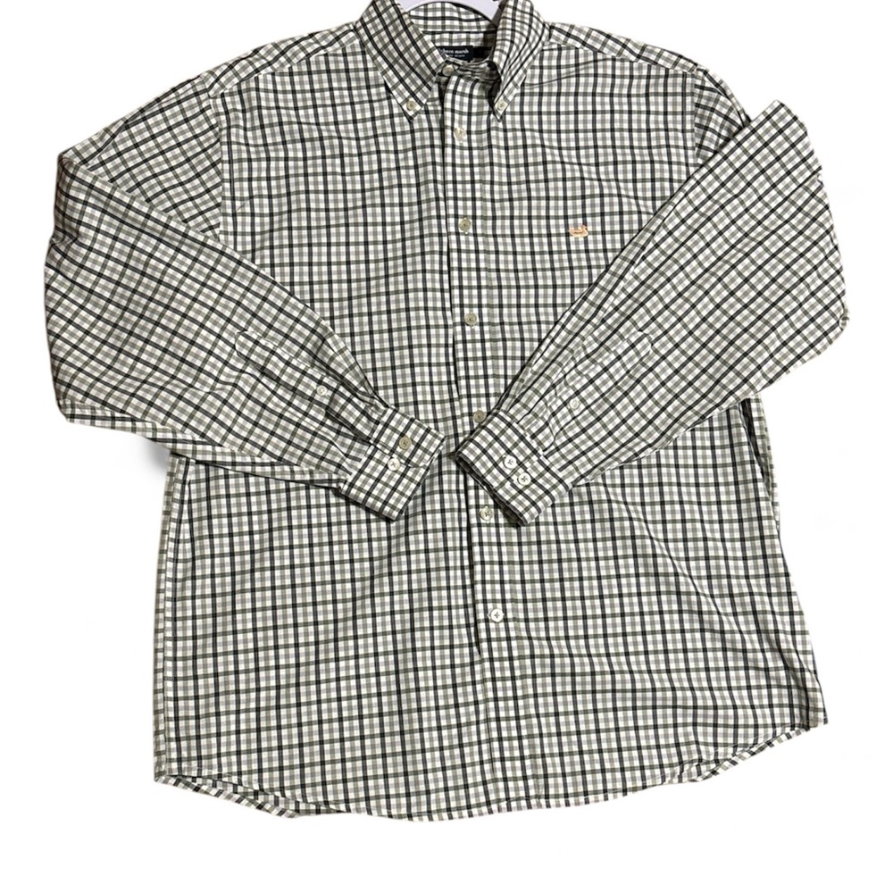 Southern Marsh Men's Plaid Button Down Shirt - Size Large